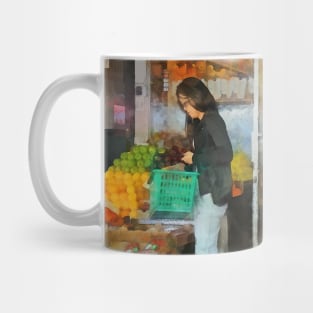 Hoboken NJ - Buying Fresh Fruit Mug